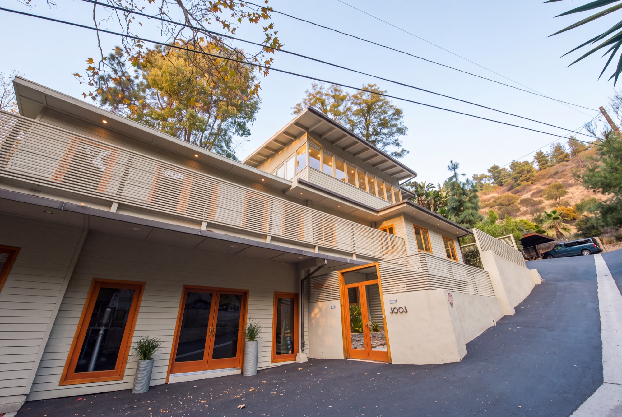 Modern clinical building exterior