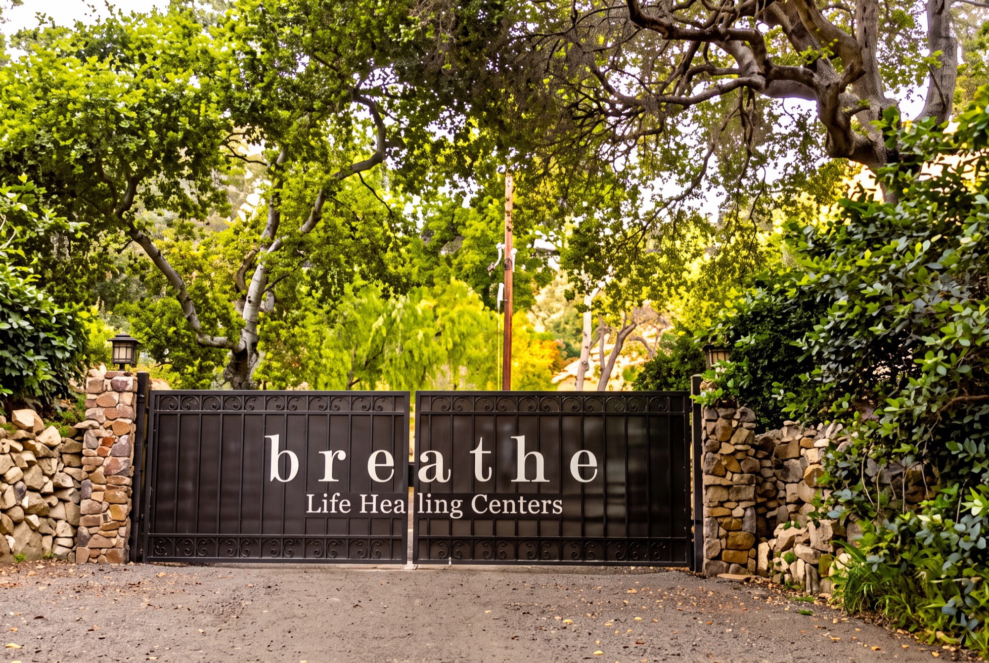 Breathe Life Healing Centers entrance gate